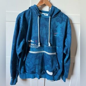Nike Teal Patterned Hoodie